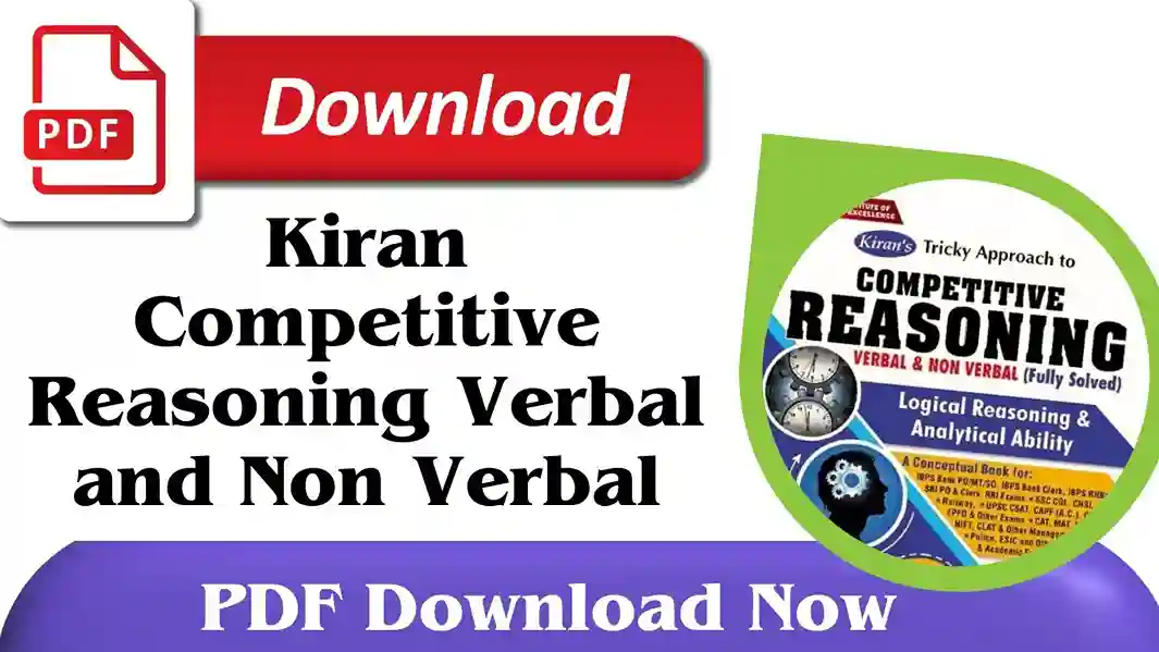 Kiran Competitive Reasoning Verbal and Non Verbal