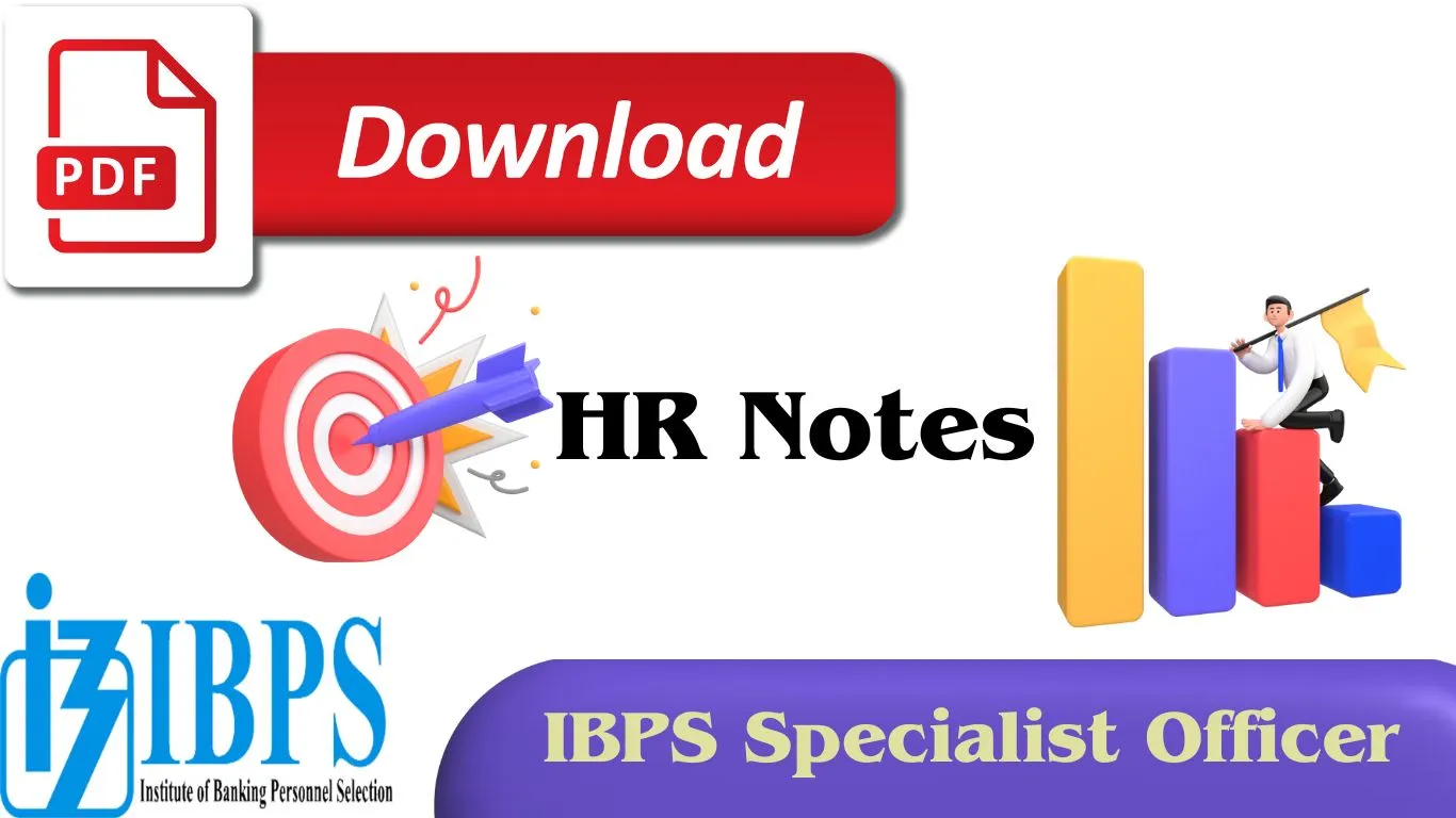 [PDF] HR Notes for IBPS Specialist Officer