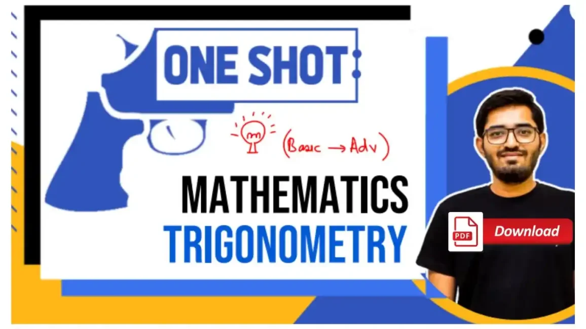 Trigonometry PDF by Nishant Vora for JEE