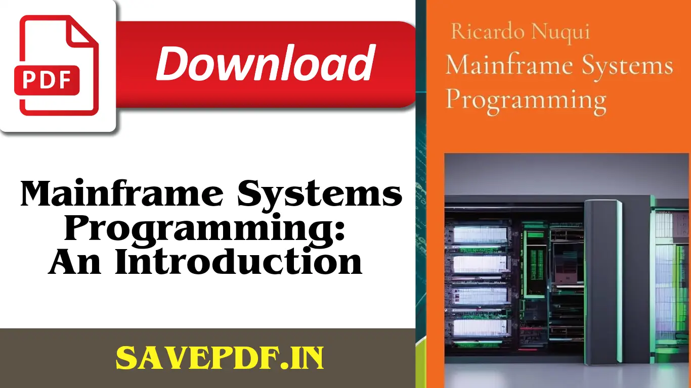 Mainframe Systems Programming: An Introduction – [PDF]