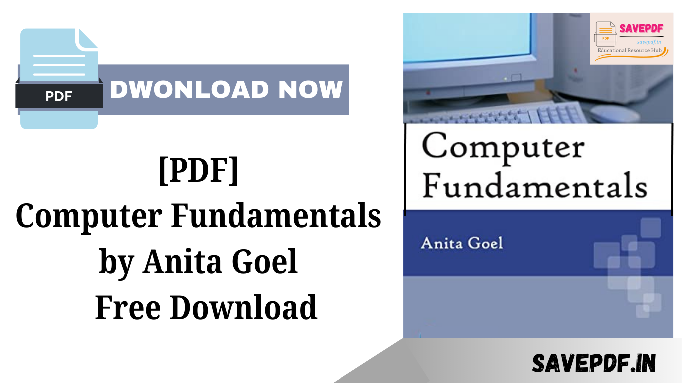 [PDF] Computer Fundamentals by Anita Goel – Free Download