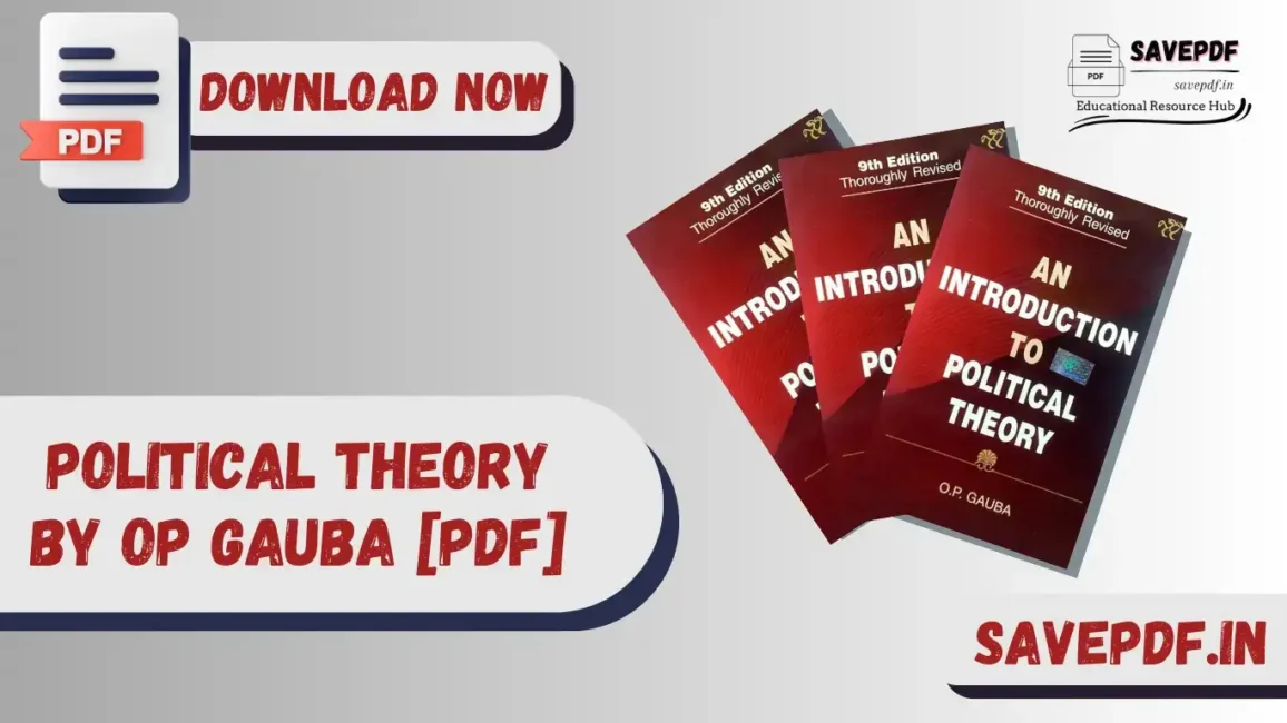 Download OP Gauba's Political Theory [Free PDF]