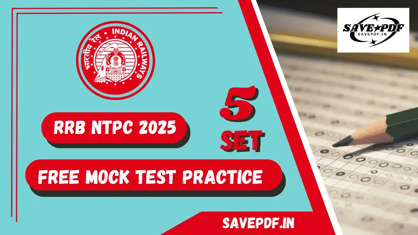 RRB NTPC 2025 Must-Attempt Free Mock Test Practice Set 5